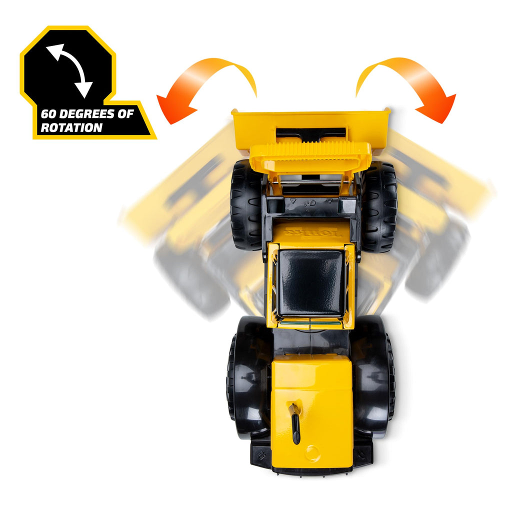 Tonka Steel Classics 4x4 Pickup Truck - Made with Steel & Sturdy Plastic, Yellow Toy Construction Truck, Boys and Girls, Kids, Toddlers, Ages 3+