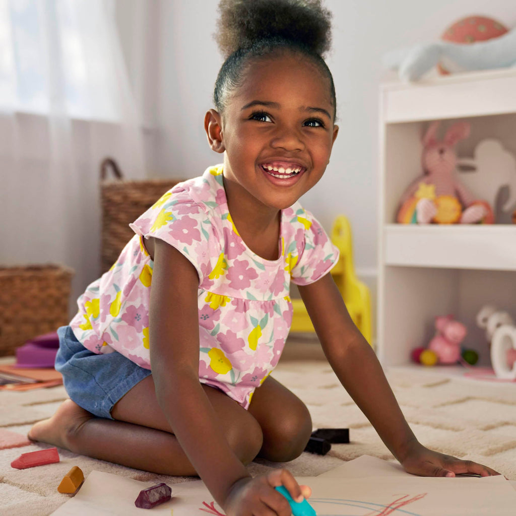 Simple Joys by Carter's Baby Girls' 3-piece Playwear Set