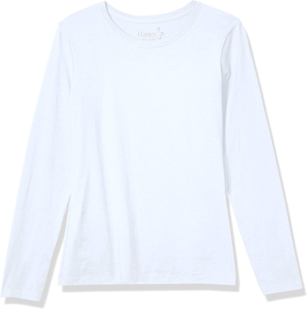Women's Originals Long Sleeve Cotton T-Shirt, Lightweight Crewneck Tee, Modern Fit
