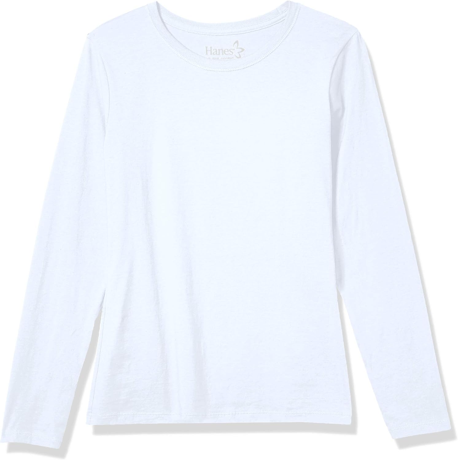 Women's Originals Long Sleeve Cotton T-Shirt, Lightweight Crewneck Tee, Modern Fit
