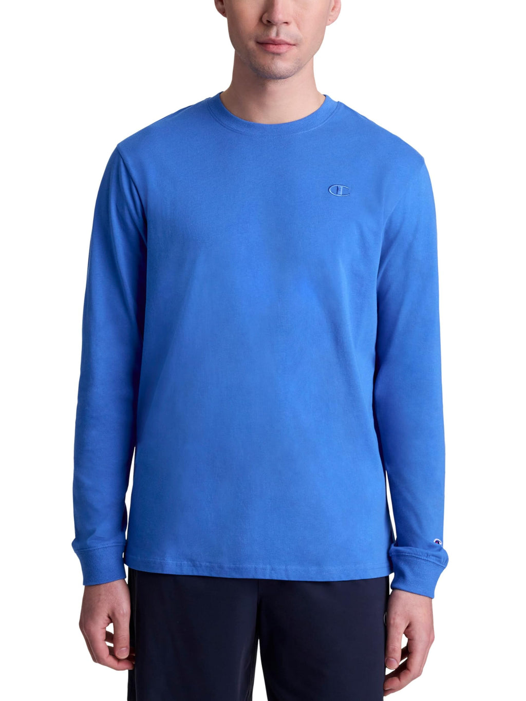 Men's Classic Long Sleeve T-Shirt, Standard Fit, Script & C Logo, Available in Regular and Big & Tall
