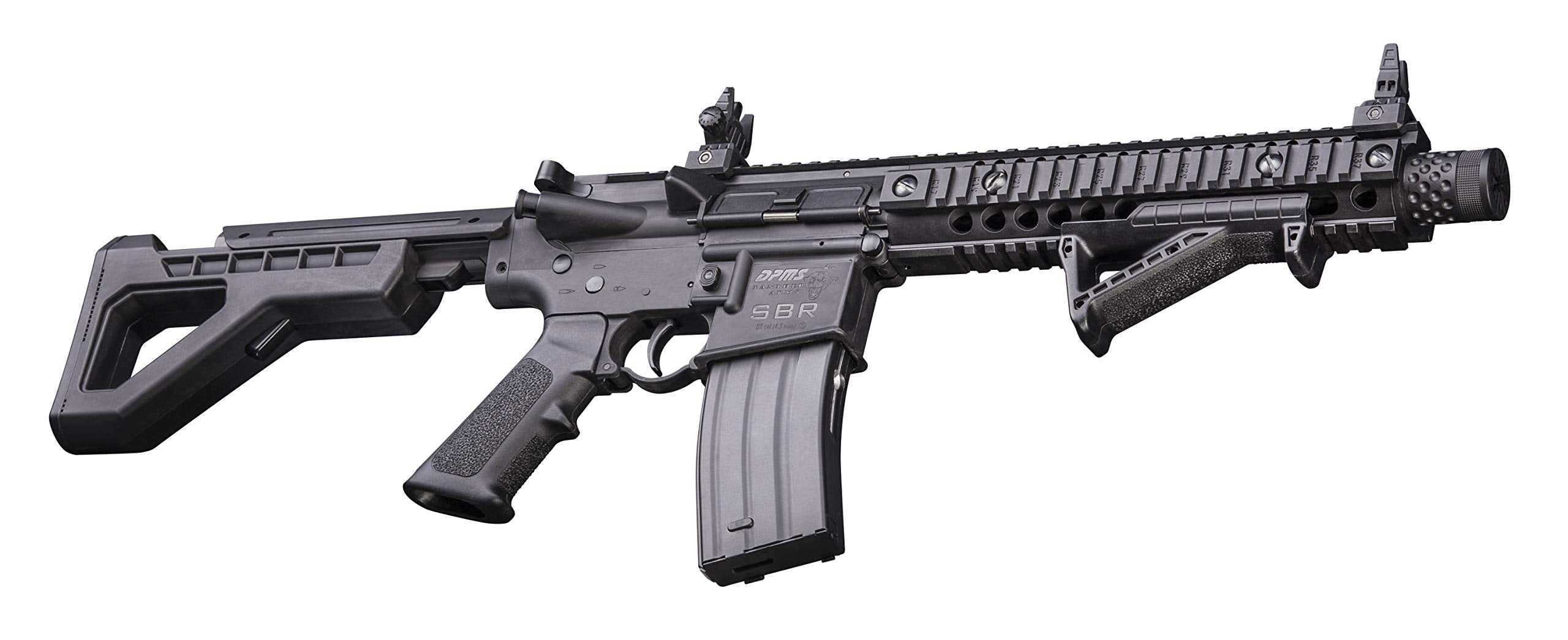 DPMS Full Auto SBR CO2-Powered BB Air Gun with Dual Action Capability