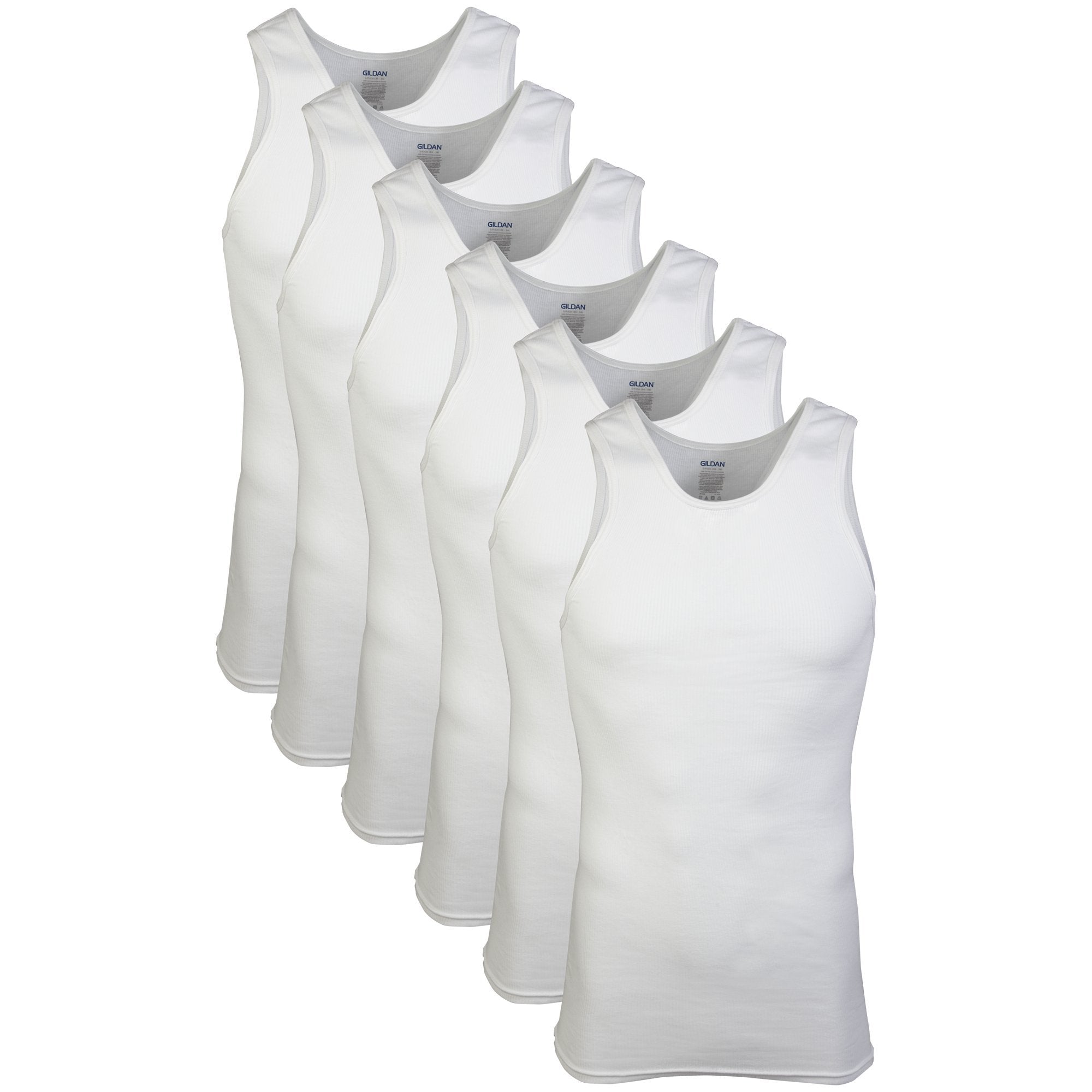 Gildan Men's A-Shirts Tanks Multipack