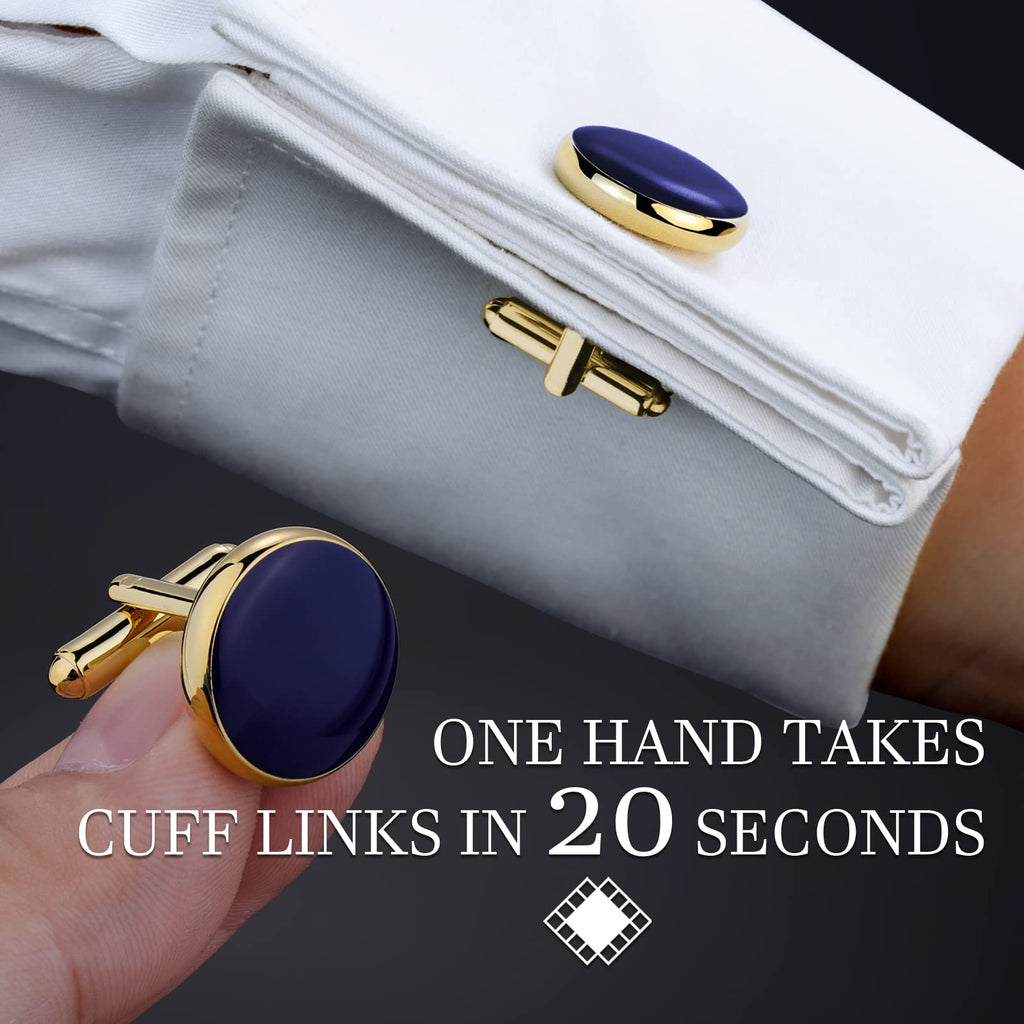 Men’s Cufflinks and Tuxedo Studs Set with Gift Box; Men’s Jewelry or Accessories Suitable for Black Suit White Shirts Vest and Red Bow tie on Wedding or Anniversary and Birthday