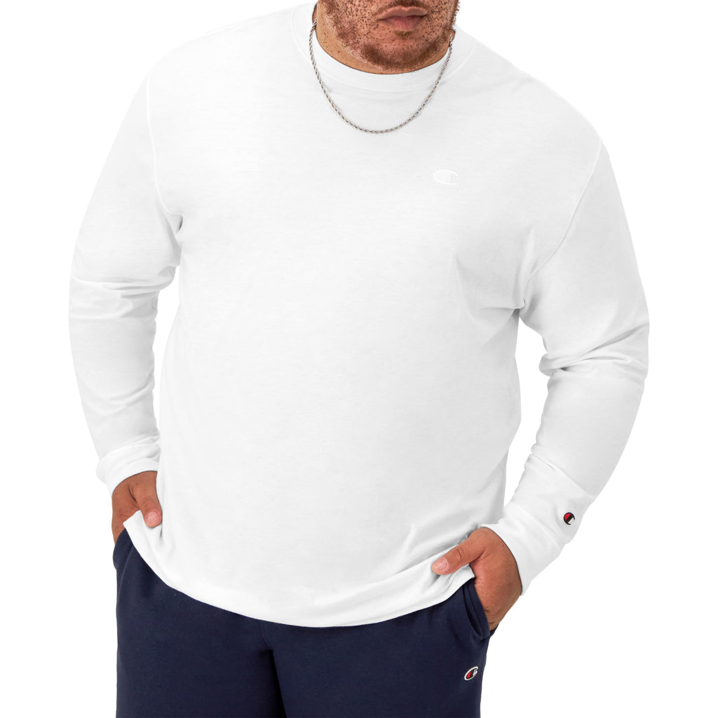 Men's Classic Long Sleeve T-Shirt, Standard Fit, Script & C Logo, Available in Regular and Big & Tall