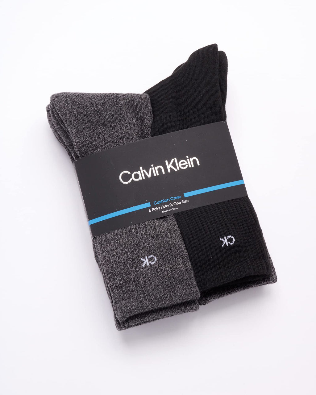 Mens Crew Socks - 5 Pack Breathable Cushion Crew Athletic Mid-Calf Socks for Men for Running and Workout (7-12)