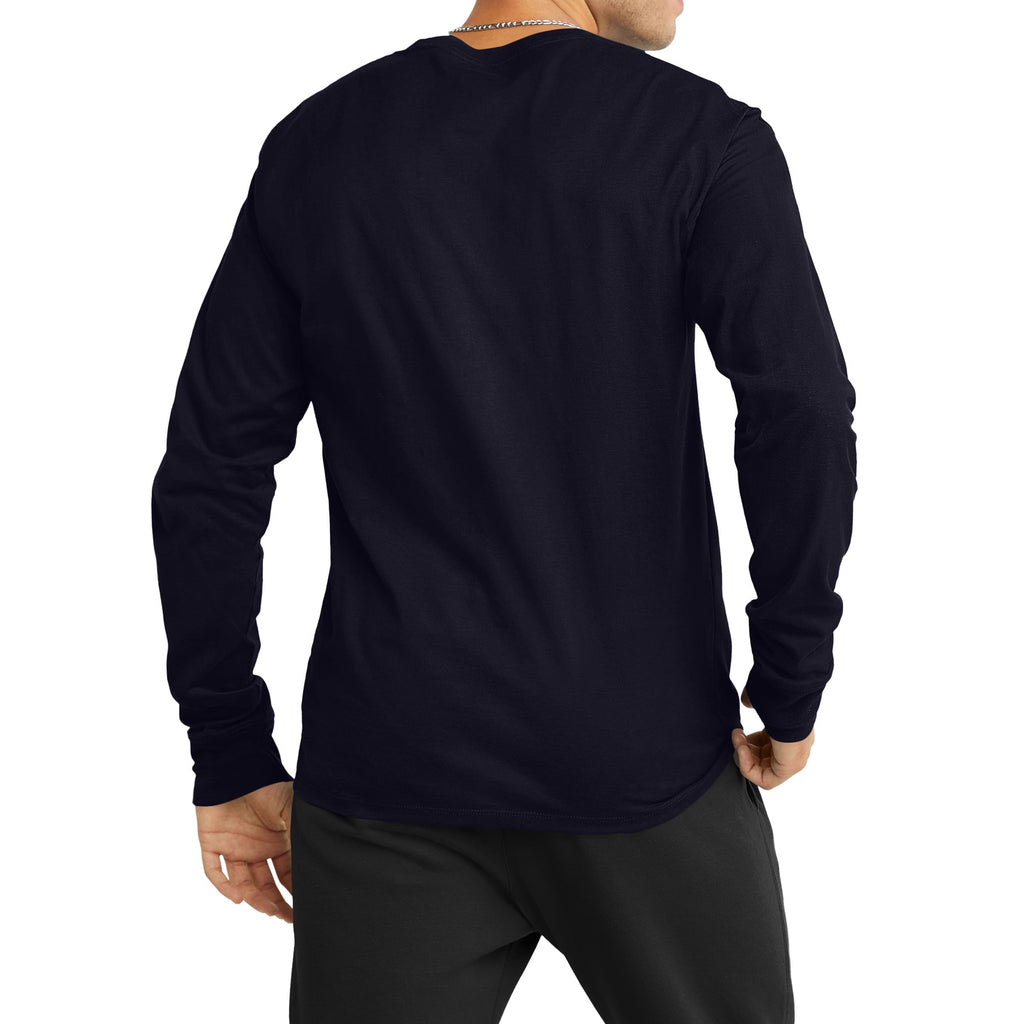 Men's Classic Long Sleeve T-Shirt, Standard Fit, Script & C Logo, Available in Regular and Big & Tall