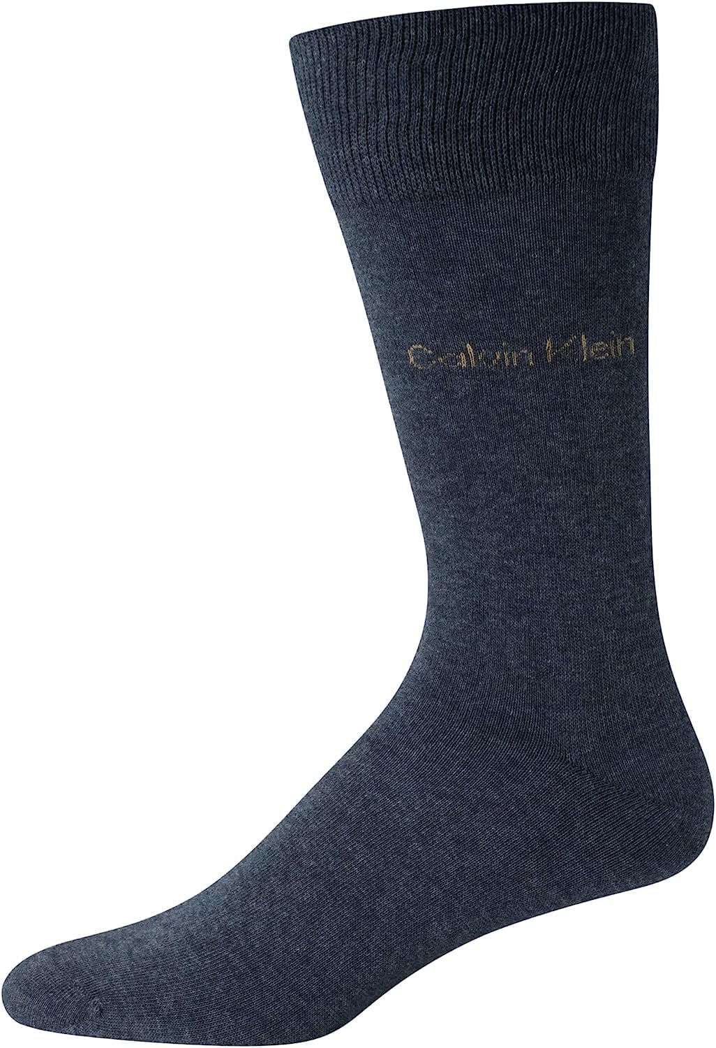 Mens Dress Socks - 8 Pack Breathable Cotton Blend Work Crew Socks for Men for Casual Business & Formal Wear