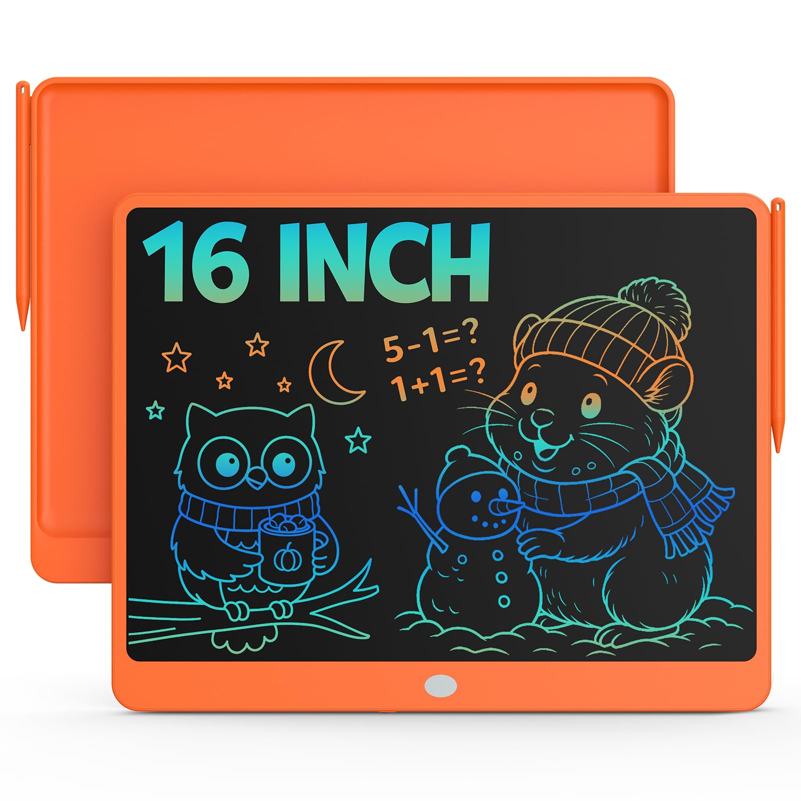 Bravokids 10 Inch LCD Writing Tablet for 3-8 Year Olds - Electronic Drawing Pad and Doodle Board as Educational Birthday Gifts for Girls and Boys (Pink)