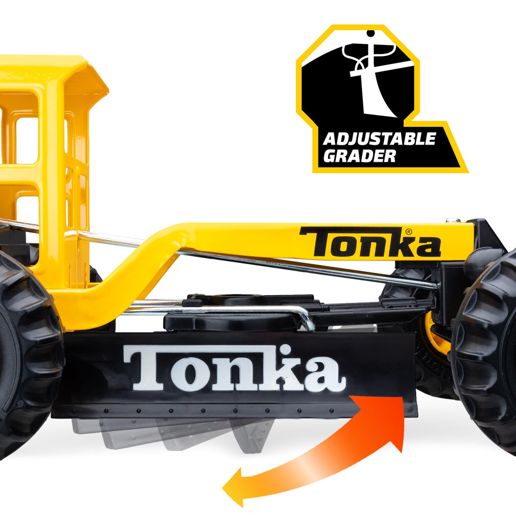 Tonka Steel Classics 4x4 Pickup Truck - Made with Steel & Sturdy Plastic, Yellow Toy Construction Truck, Boys and Girls, Kids, Toddlers, Ages 3+