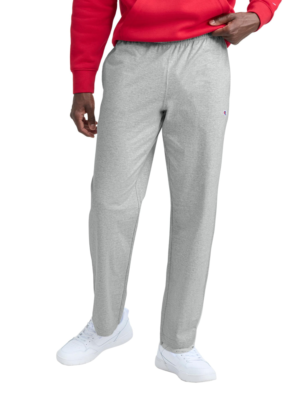 Champion Men's Open-Bottom Lounge Pants, Standard Fit, Lightweight, Available in Regular and Big & Tall