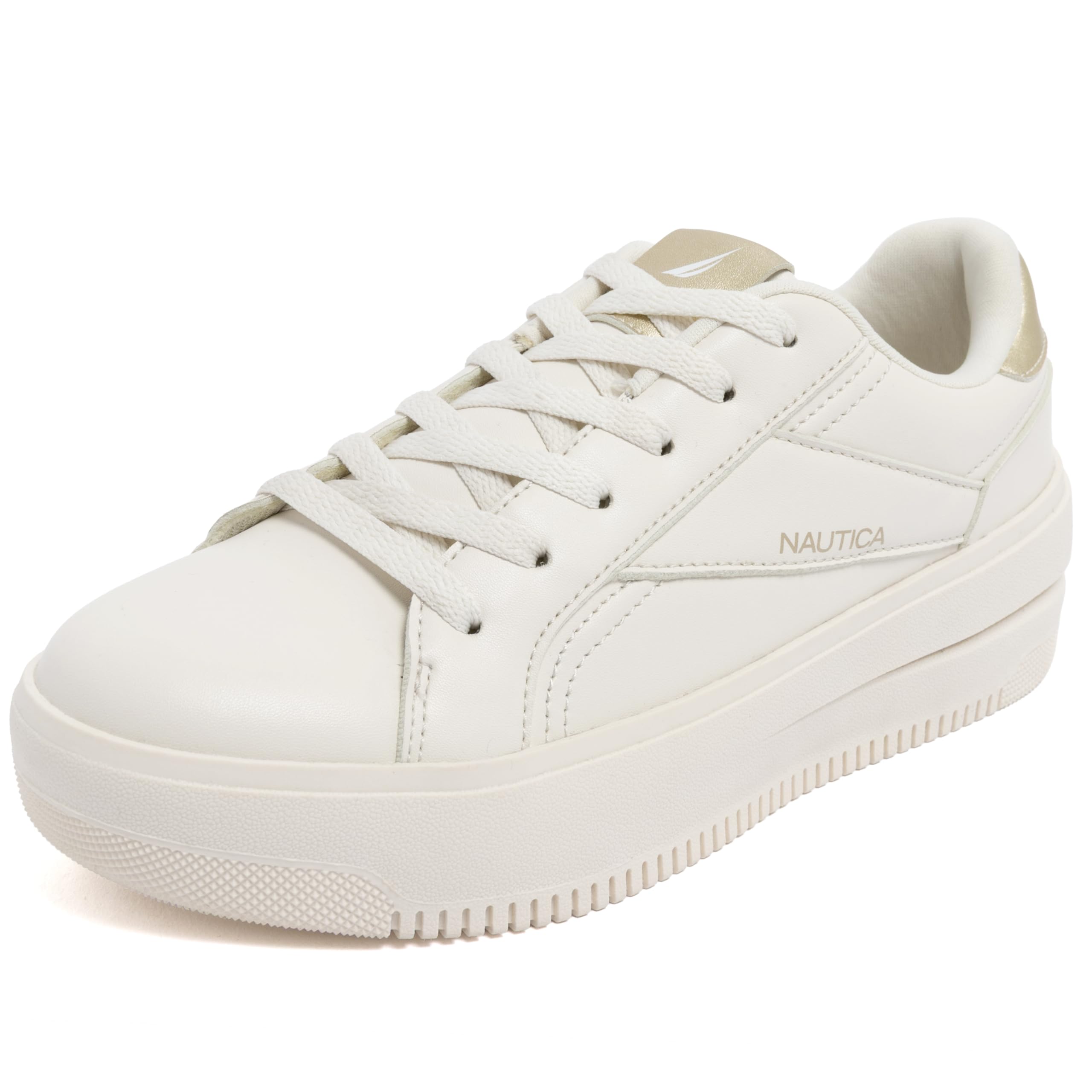 Nautica Women Fashion Sneaker Lace-Up Tennis Casual Shoes for Ladies