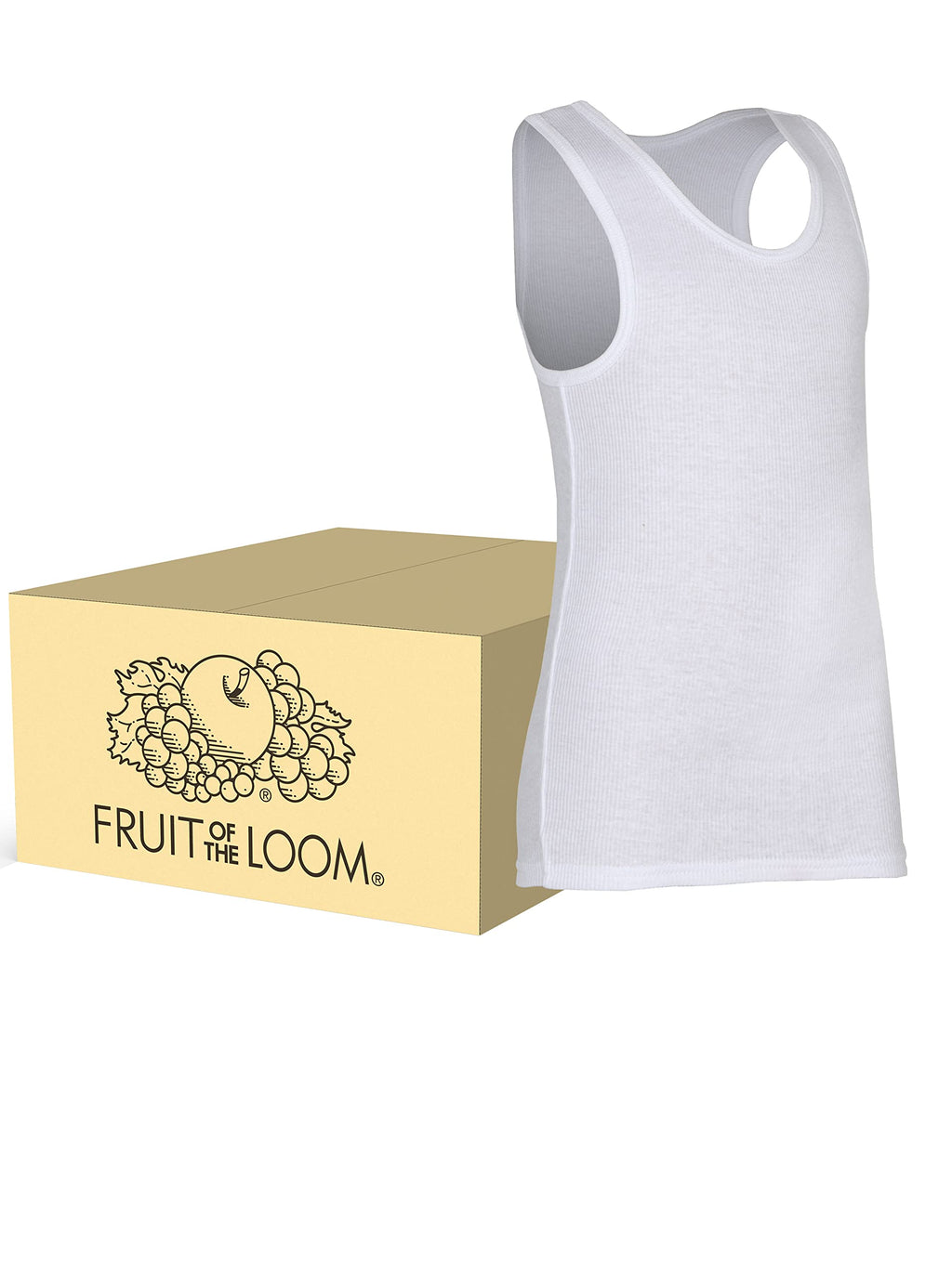 Fruit of The Loom Boys' Eversoft Cotton Undershirts, T Shirts & Tank Tops