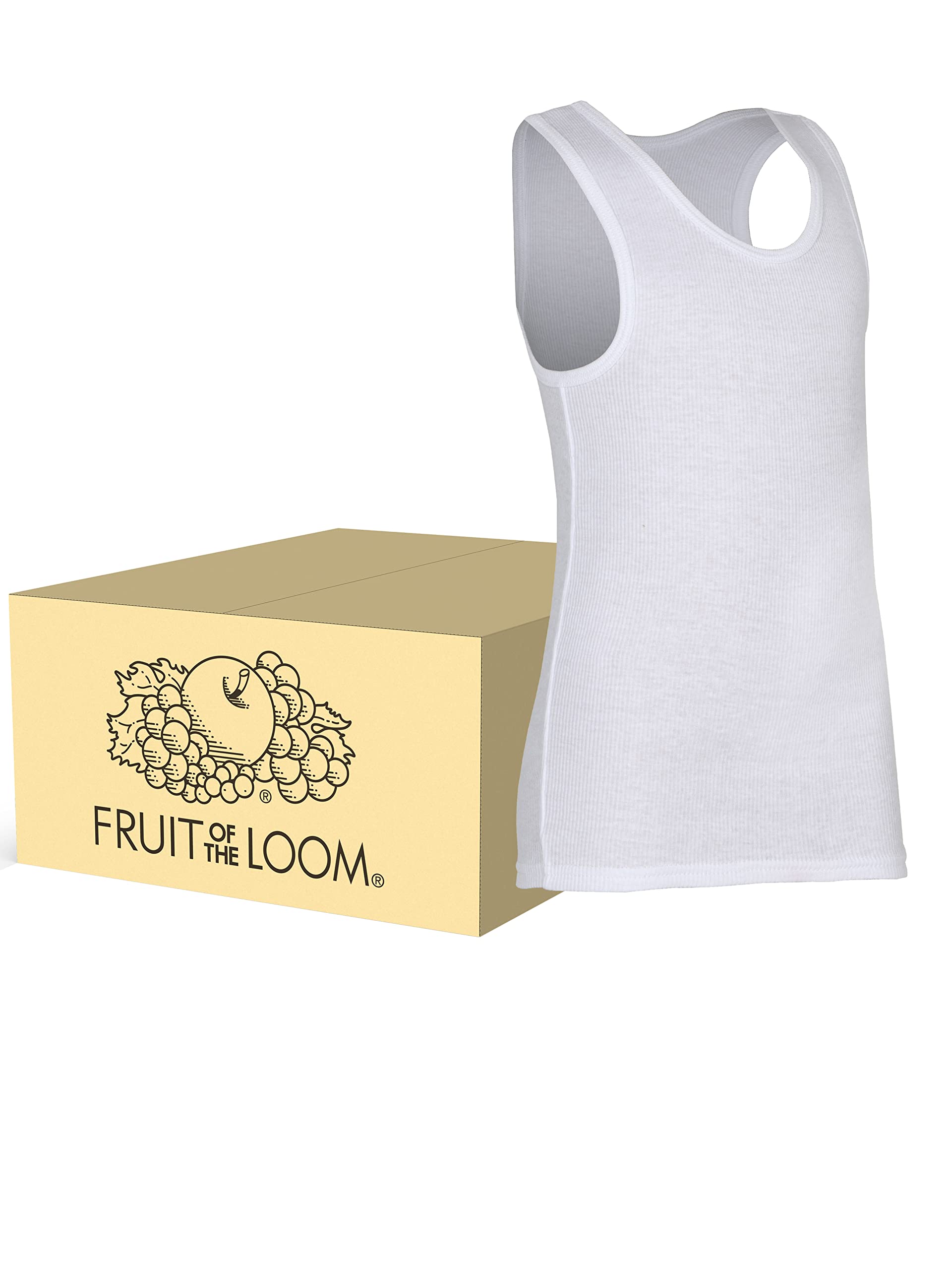 Fruit of The Loom Boys' Eversoft Cotton Undershirts, T Shirts & Tank Tops
