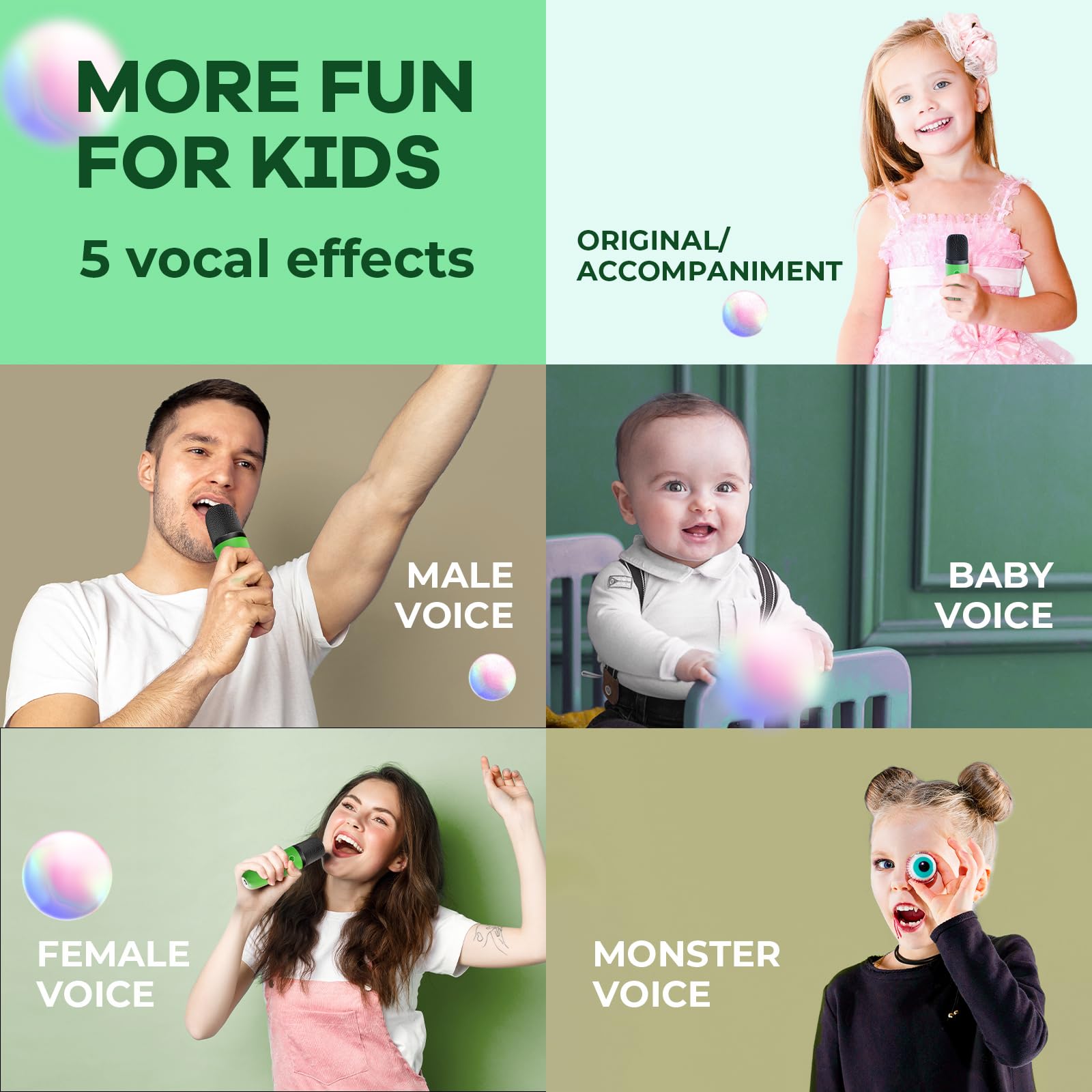 YLL Karaoke Machine for Kids, Portable Mini Speaker with 2 Wireless Microphones, TOP Kids Gifts for Girls Ages 3, 4, 5, 6, 7, 8, 9, 10+ Years Old, 4-12th Birthday Singing Present Toy Party (Purple)