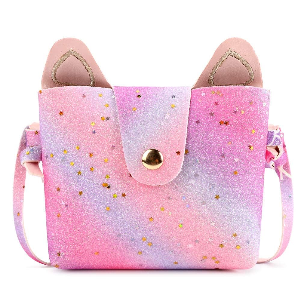 mibasies Purse for Little Girls Dress Up Jewelry Pretend Play Kids Accessories Mermaid Gifts