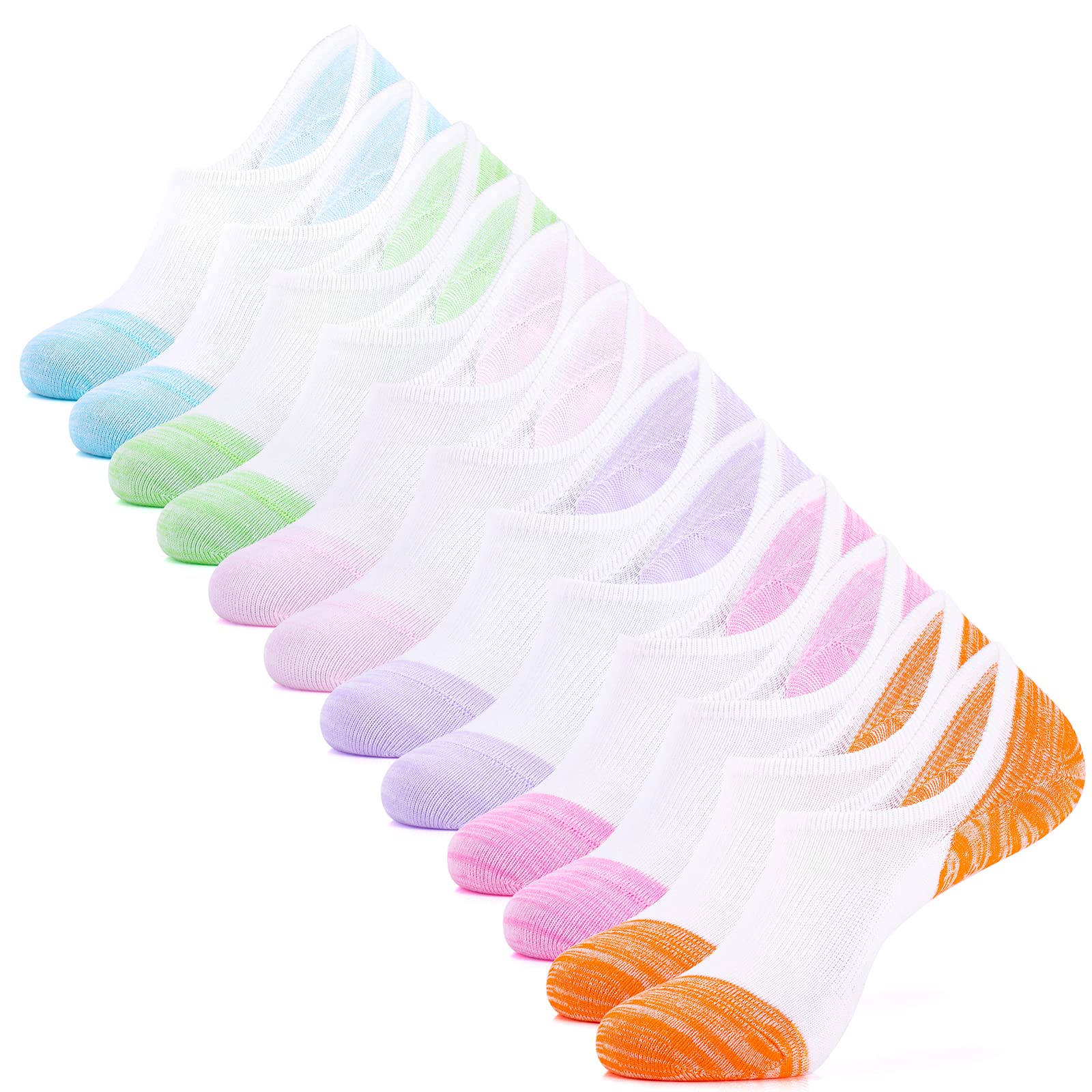 No Show Socks Women & Men Low Cut Ankle Short Anti-slid Athletic Running Casual Invisible Liner Socks