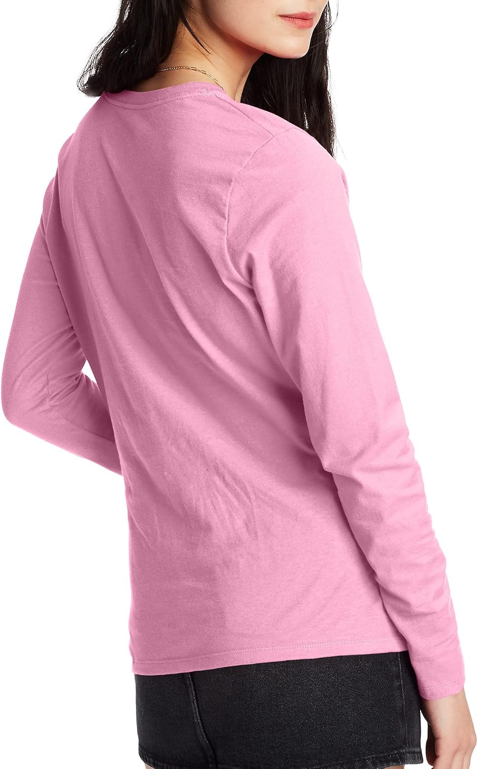 Women's Originals Long Sleeve Cotton T-Shirt, Lightweight Crewneck Tee, Modern Fit