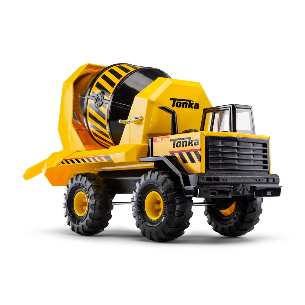Tonka Steel Classics 4x4 Pickup Truck - Made with Steel & Sturdy Plastic, Yellow Toy Construction Truck, Boys and Girls, Kids, Toddlers, Ages 3+