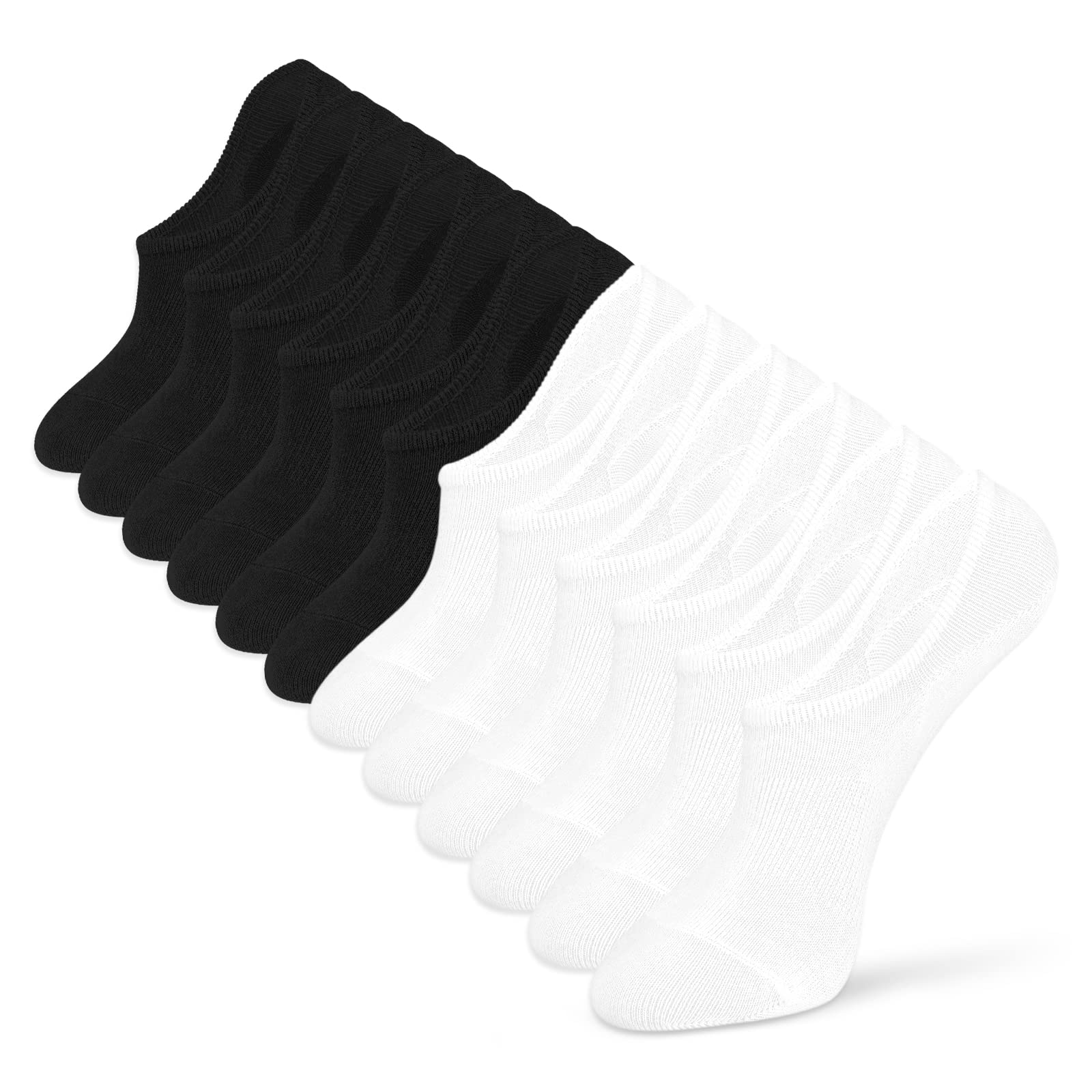 No Show Socks Women & Men Low Cut Ankle Short Anti-slid Athletic Running Casual Invisible Liner Socks