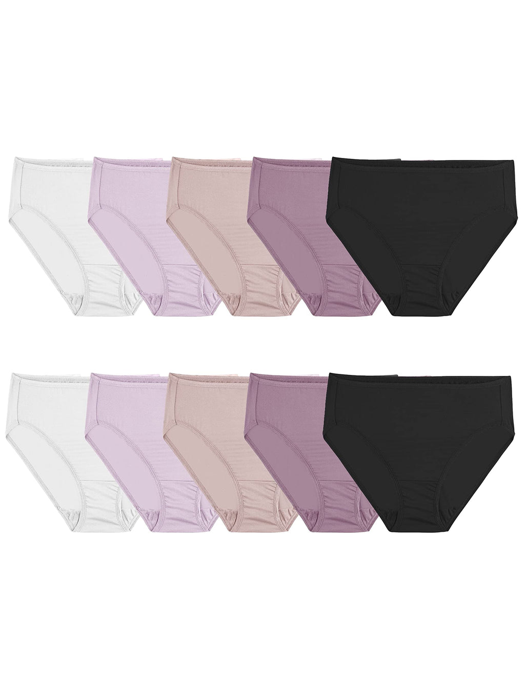 Women's Lightweight Microfiber Underwear, Smooth Under Clothes, Available in Plus Size