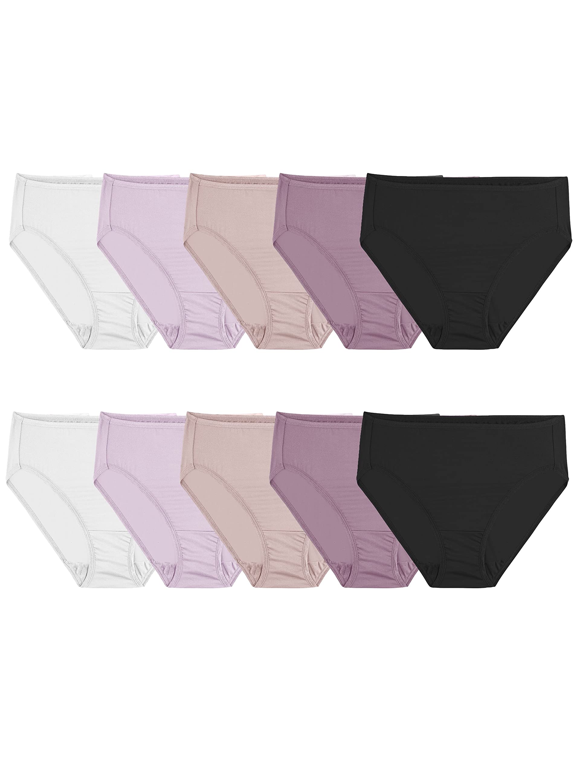 Women's Lightweight Microfiber Underwear, Smooth Under Clothes, Available in Plus Size