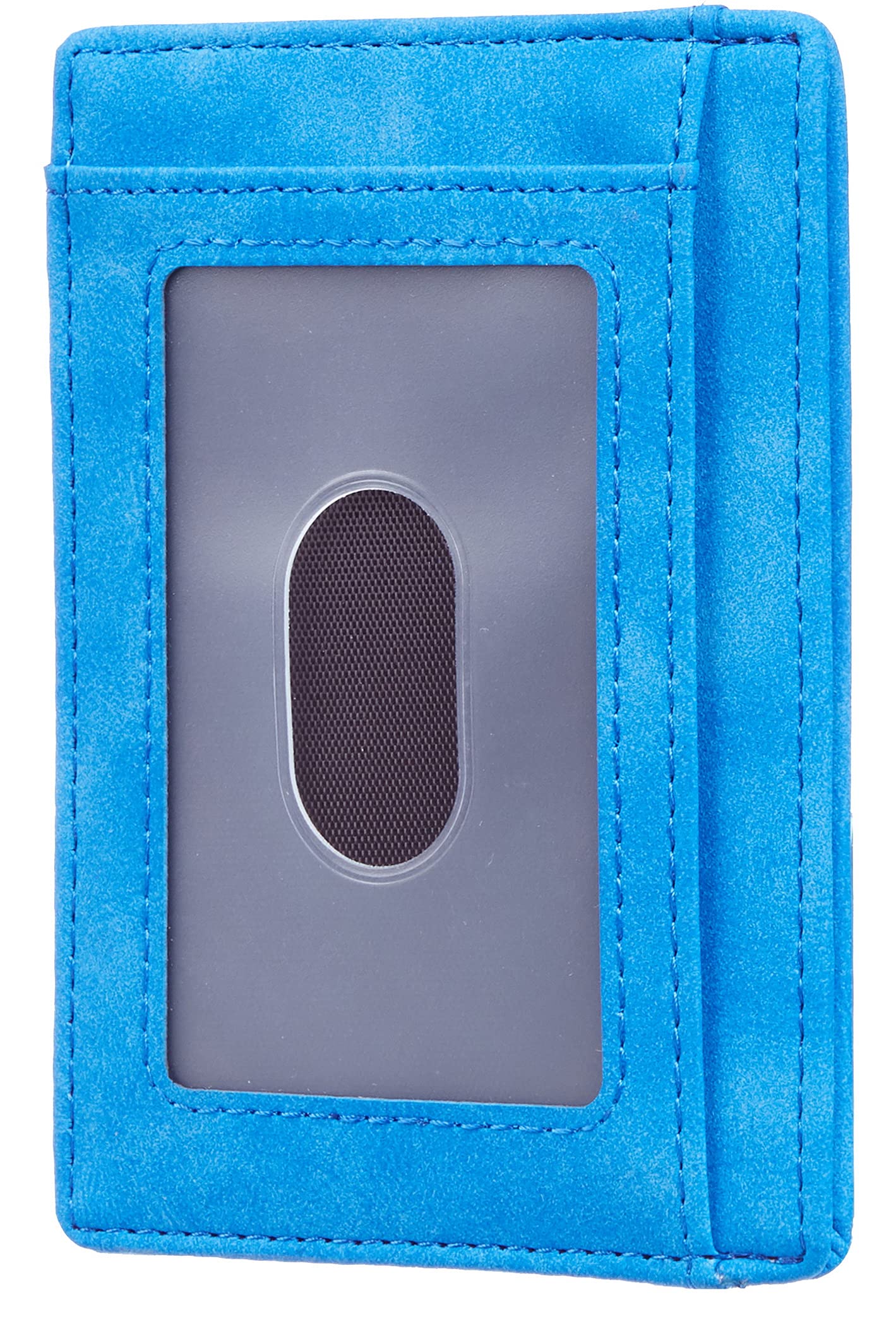 Slim Wallet Front Pocket Minimalist Leather RFID Blocking Medium Size
