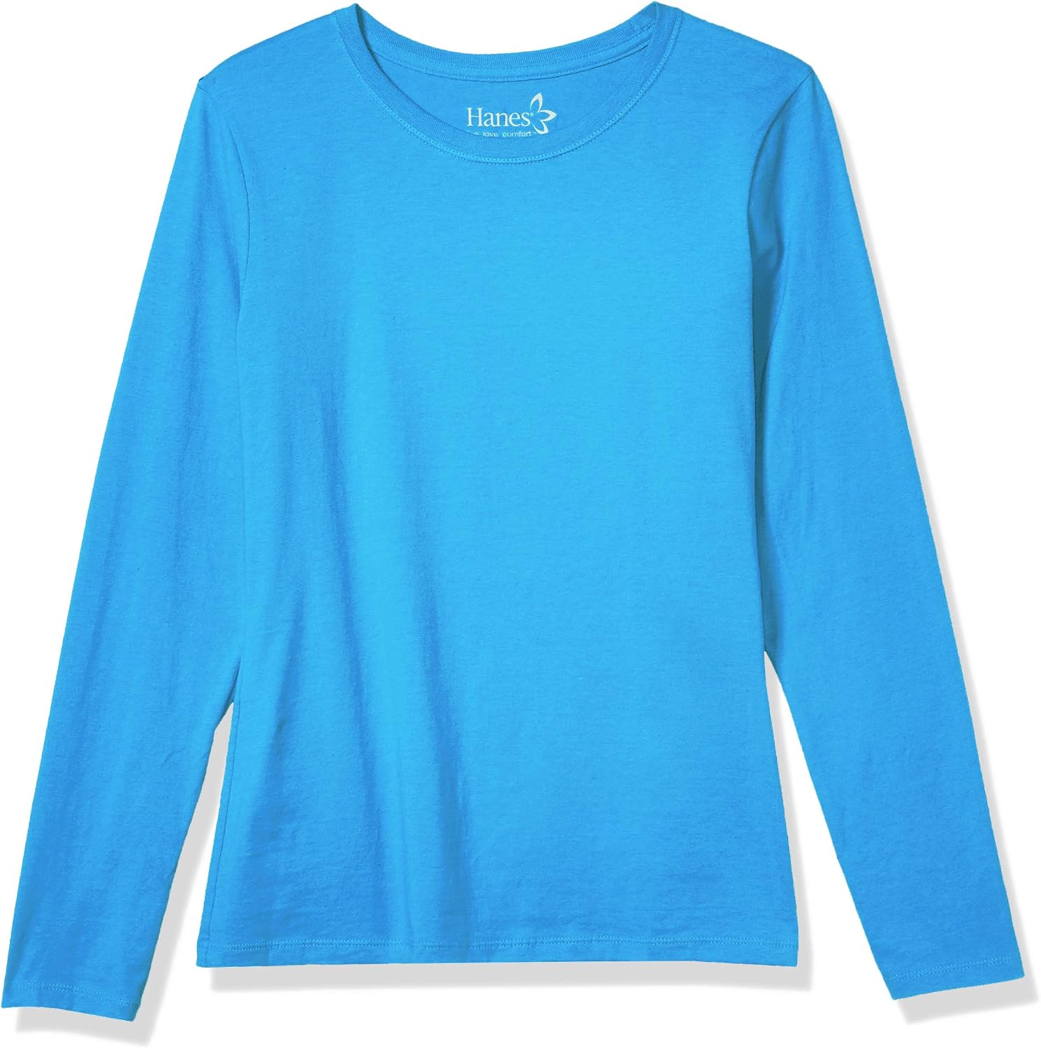 Women's Originals Long Sleeve Cotton T-Shirt, Lightweight Crewneck Tee, Modern Fit