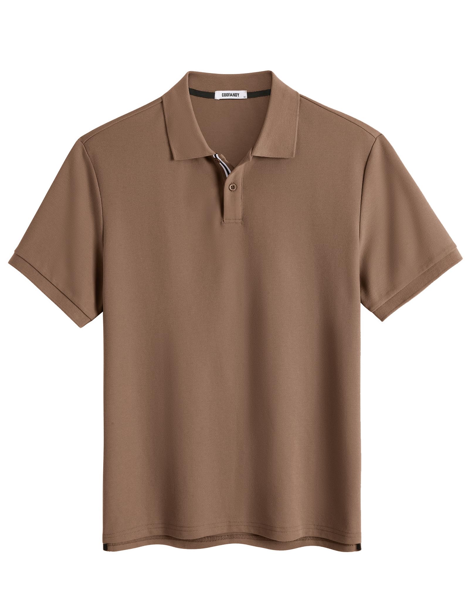 Men's Polo Shirts Short Sleeve Cotton Pique Casual Button T Shirts Classic Fit Collared Golf Shirts