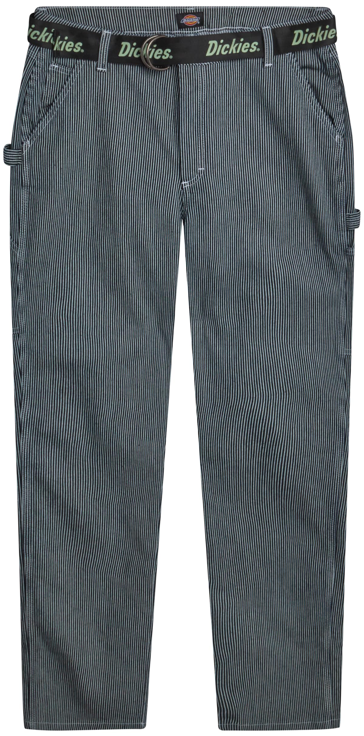 Dickies Womens Work Pants with Belt - Relaxed Fit Straight Leg High Waisted Carpenter Pants for Women with Utility Pockets