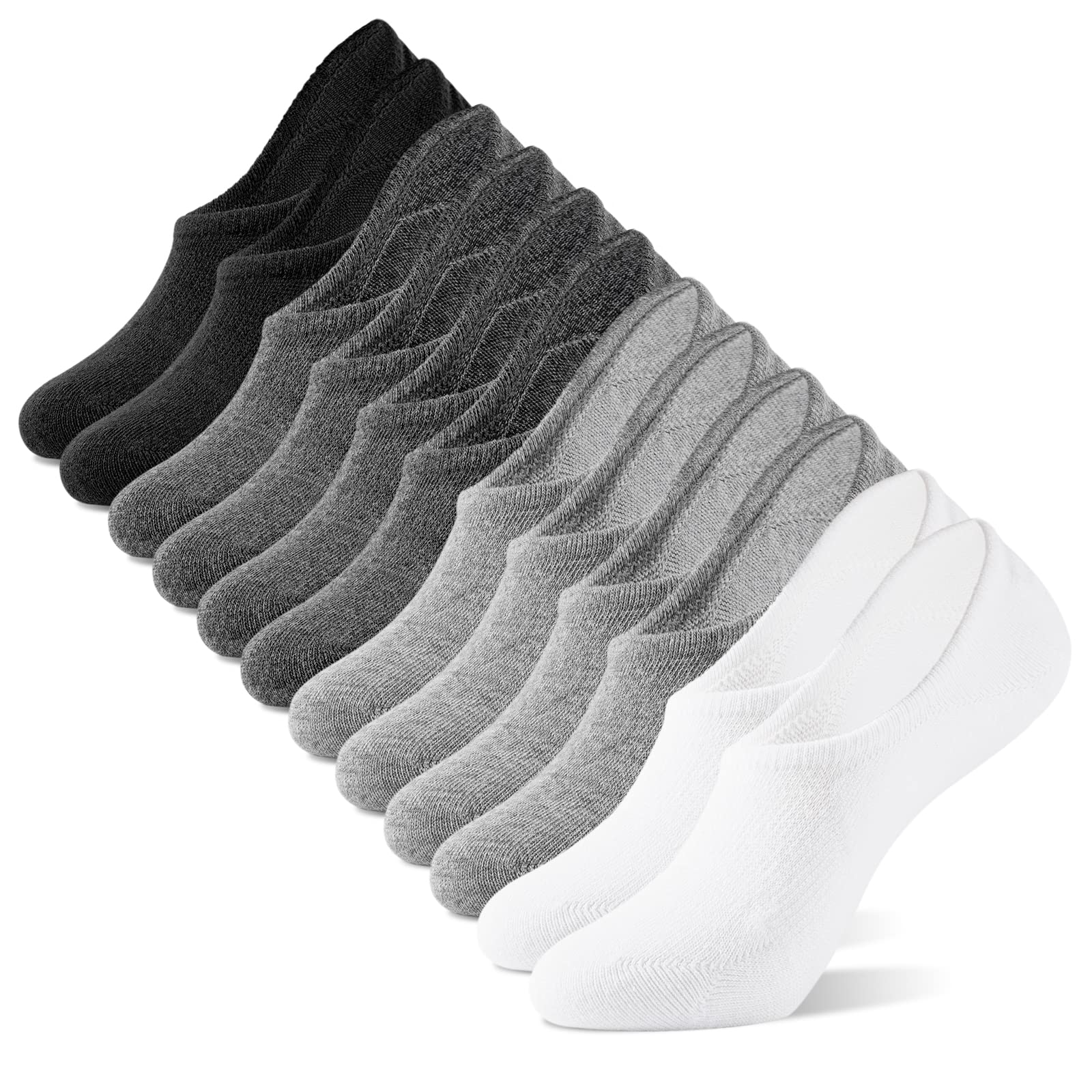 No Show Socks Women & Men Low Cut Ankle Short Anti-slid Athletic Running Casual Invisible Liner Socks