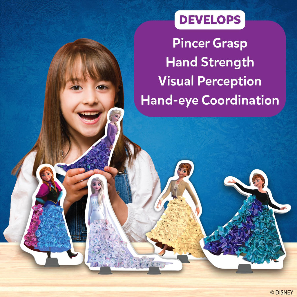 Skillmatics Poke-in Art - Magical Princesses, Mess-Free Fun for Kids, DIY Wood Craft Kits, Creative Activity, Gifts for Girls & Boys Ages 4, 5, 6, 7, 8, 9