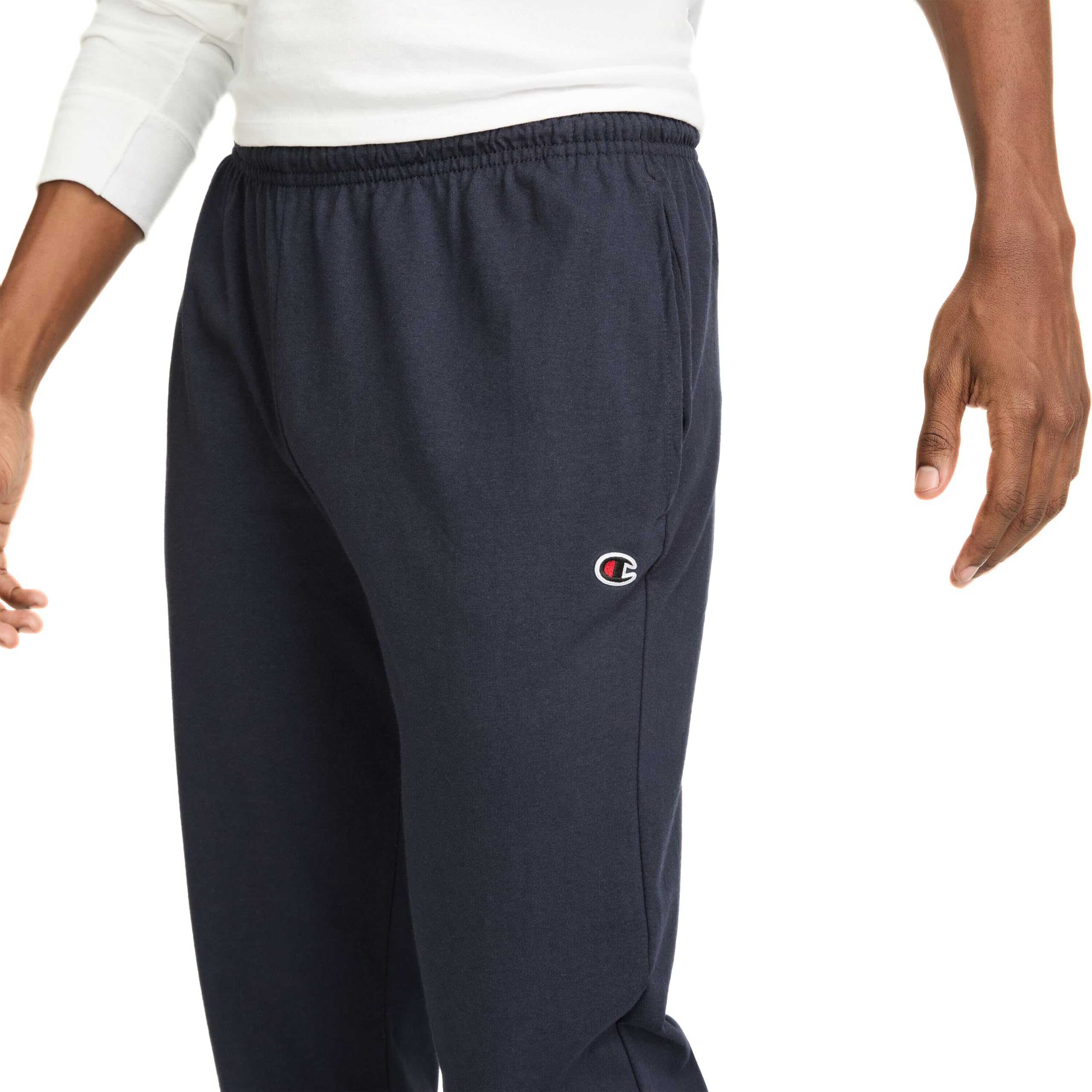 Champion Men's Open-Bottom Lounge Pants, Standard Fit, Lightweight, Available in Regular and Big & Tall