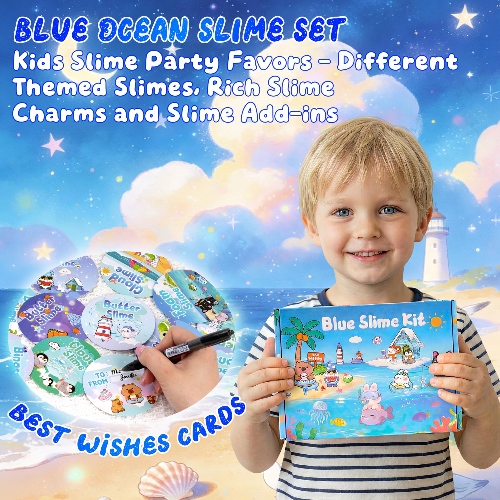 6 Pack Slimes, Pink Slime Kids, Cloud Slime kit for Girls Ages 8-12, Toys for Girls and Boys, for Kids Slime Set Party kit Goodie Bag Stuffers, 4 5 6 7 8 9 10 Year Old Girl Birthday Gift Cute Stuff