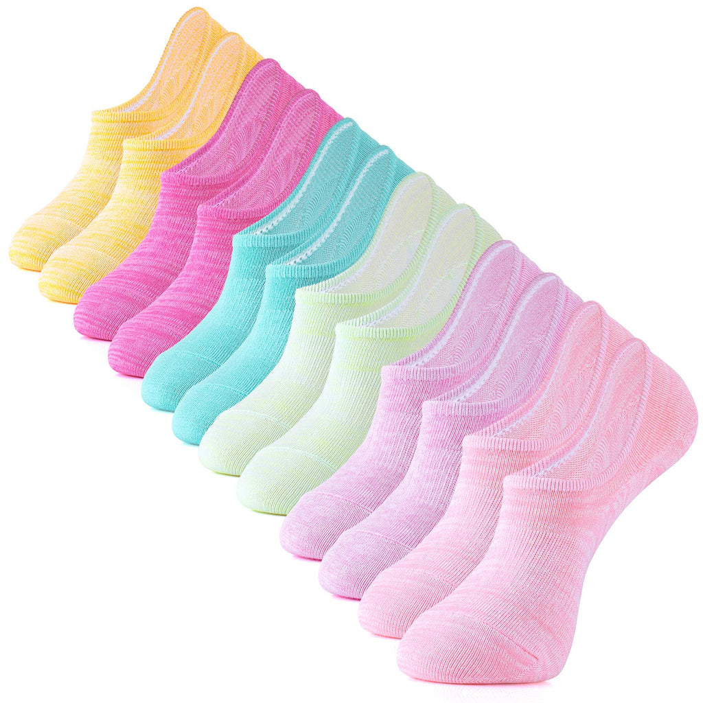 No Show Socks Women & Men Low Cut Ankle Short Anti-slid Athletic Running Casual Invisible Liner Socks