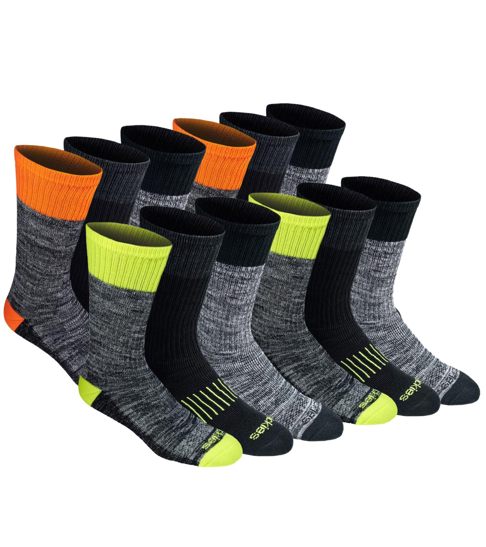 Men's Dri-tech Original Moisture Control Crew Socks, Available in M-xxl (6, 12, 18 Pairs)