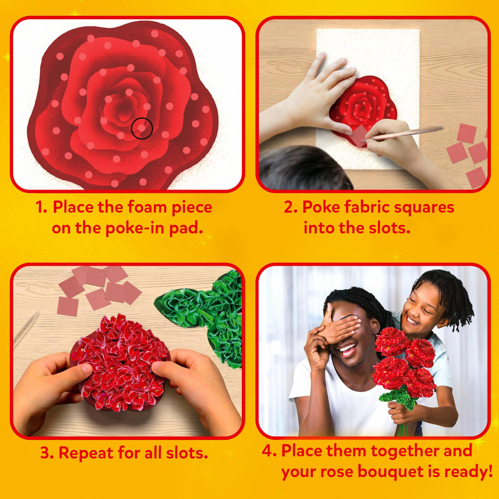 Skillmatics Poke-in Art - Magical Princesses, Mess-Free Fun for Kids, DIY Wood Craft Kits, Creative Activity, Gifts for Girls & Boys Ages 4, 5, 6, 7, 8, 9