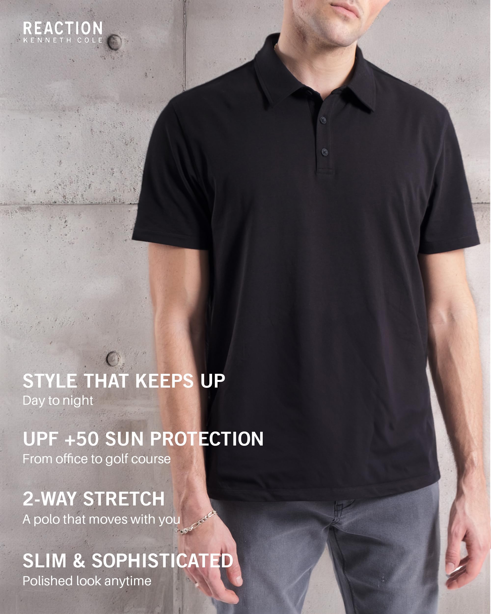 Dress Polo Shirts for Men 3 Pack - Polo Shirts for Men Short Sleeve - UPF 50+ Golf Polos