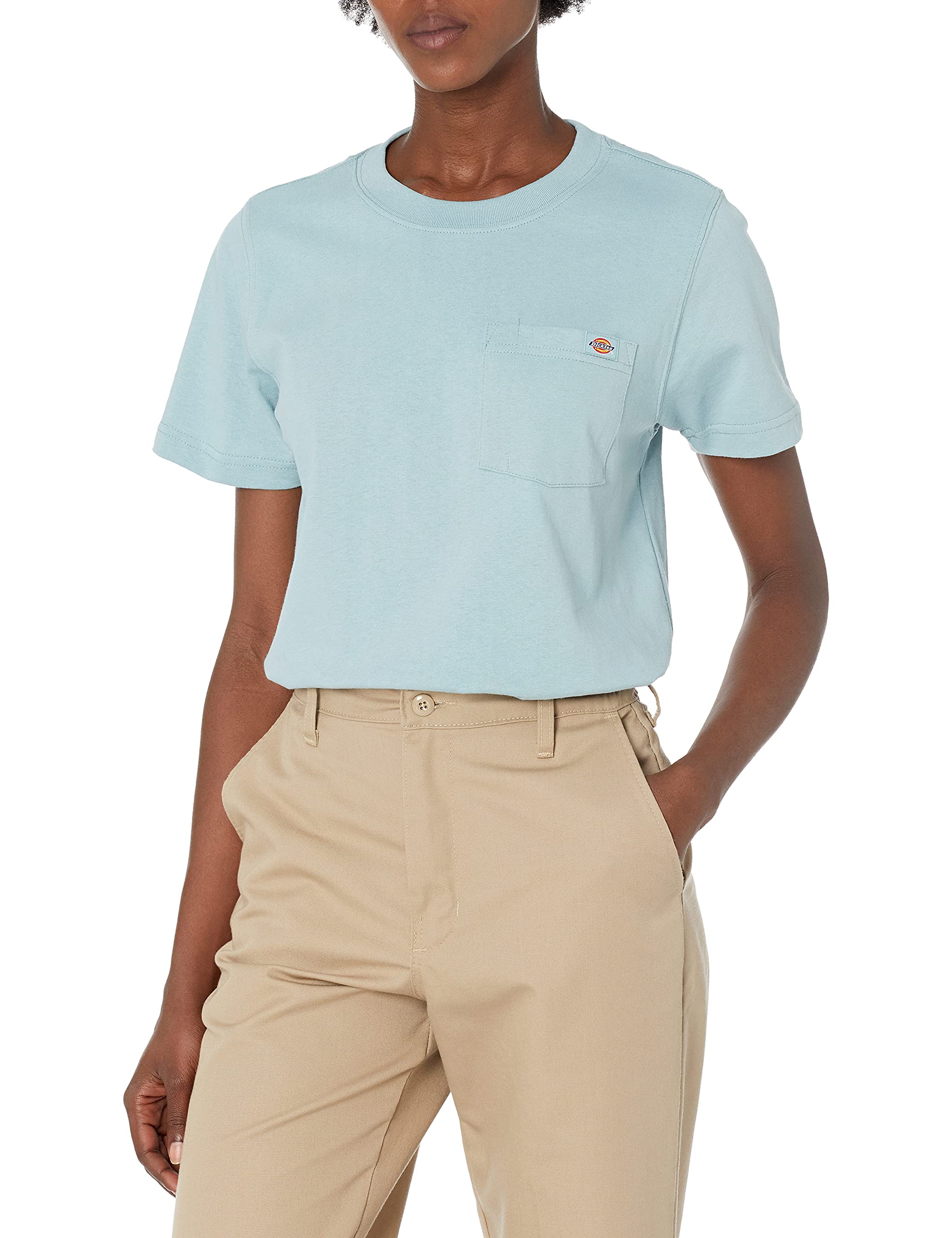Dickies Women's Short Sleeve Heavyweight Pocket T-Shirt