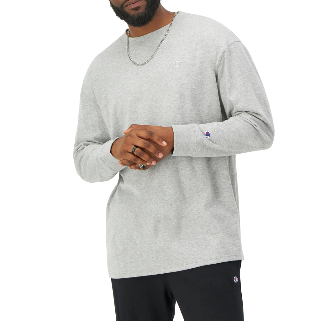 Men's Classic Long Sleeve T-Shirt, Standard Fit, Script & C Logo, Available in Regular and Big & Tall