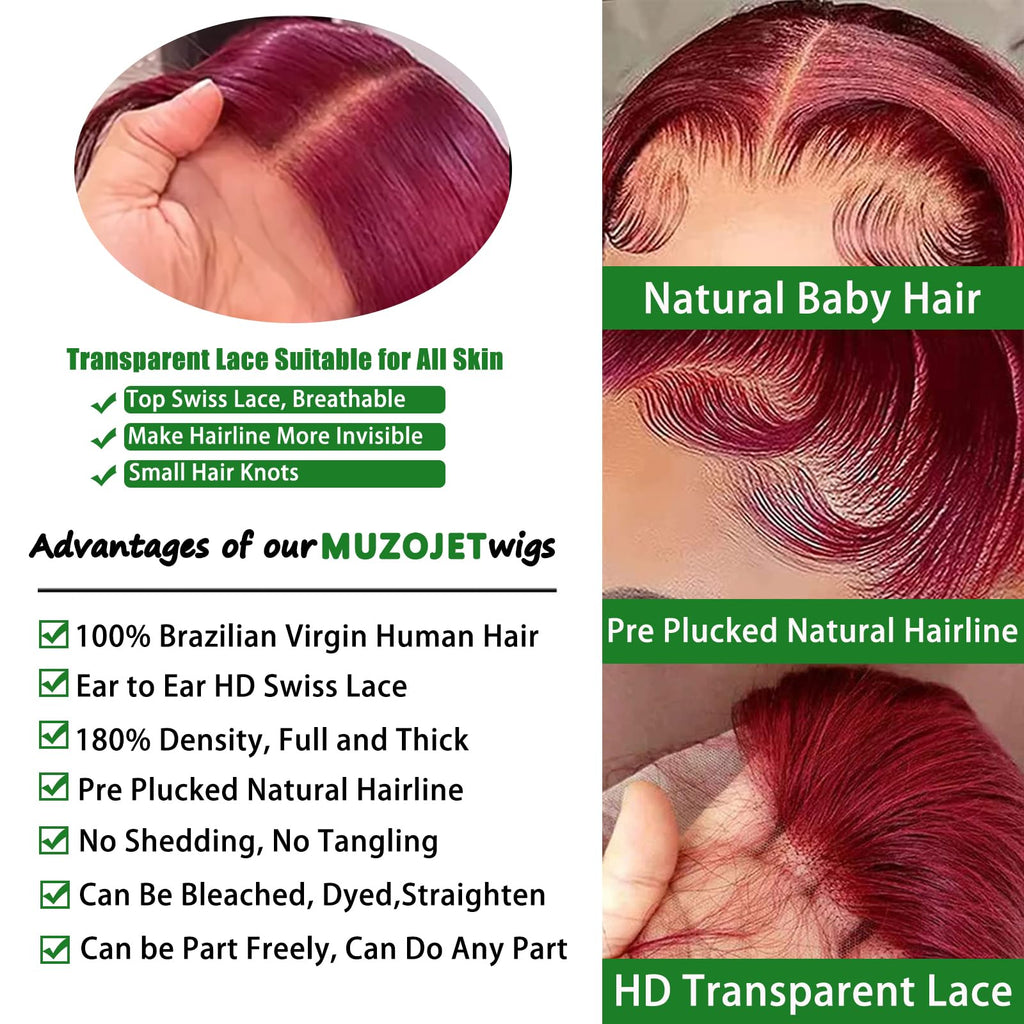 13x6 Lace Front Wigs Human Hair Pre Plucked 180 Density 26 Inch HD Body Wave Lace Front Wigs Human Hair 10A Frontal Wigs Human Hair wigs for Women Glueless Wigs Human Hair Pre Plucked Black wig