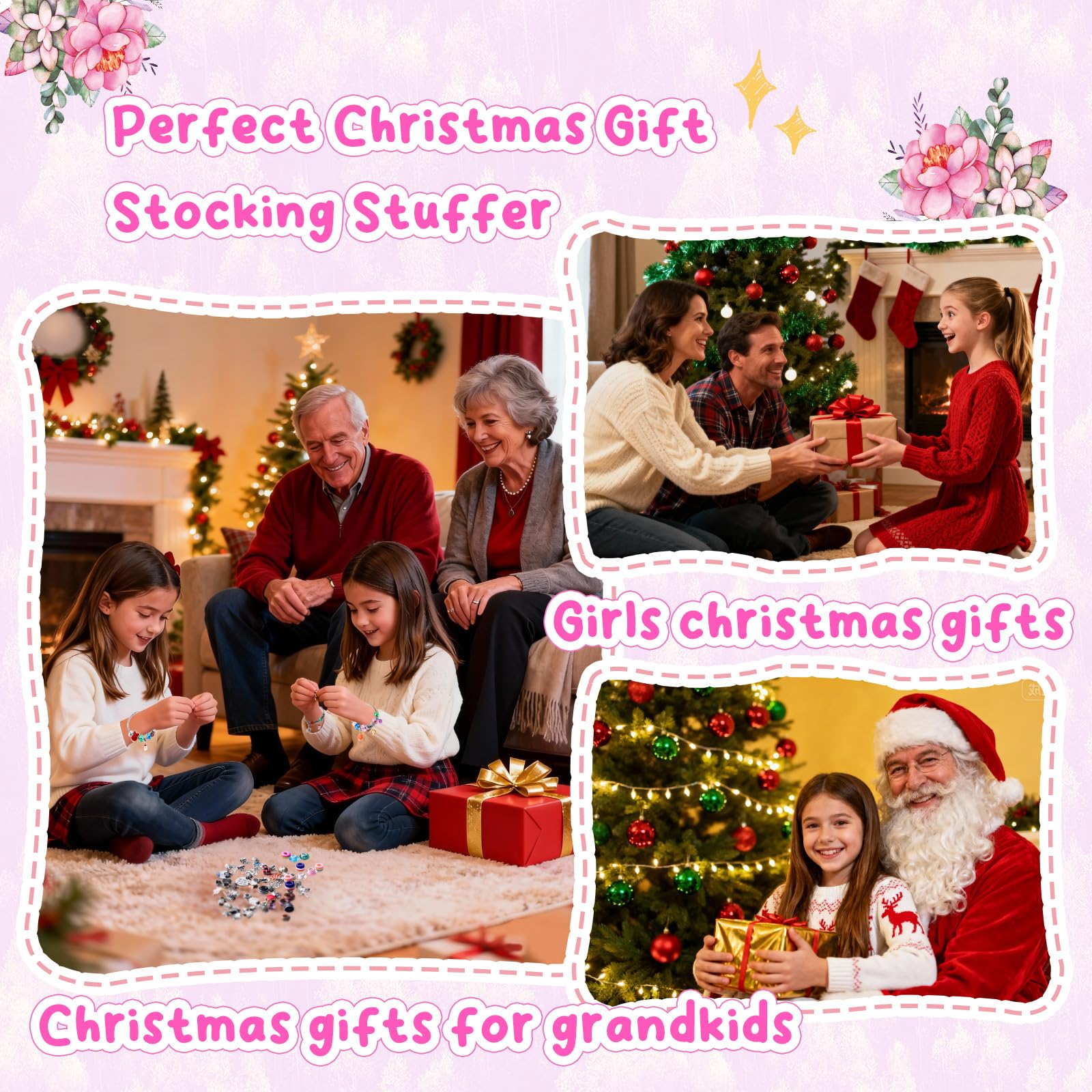 COO&KOO Charm Bracelet Making Kit, A Unicorn Girls Toy that Inspires Creativity and Imagination, Crafts for Girls Ages 8-12 with Jewelry Making Kit Perfect Gifts for 6 7 8 9 10 Girl Self-Expression!