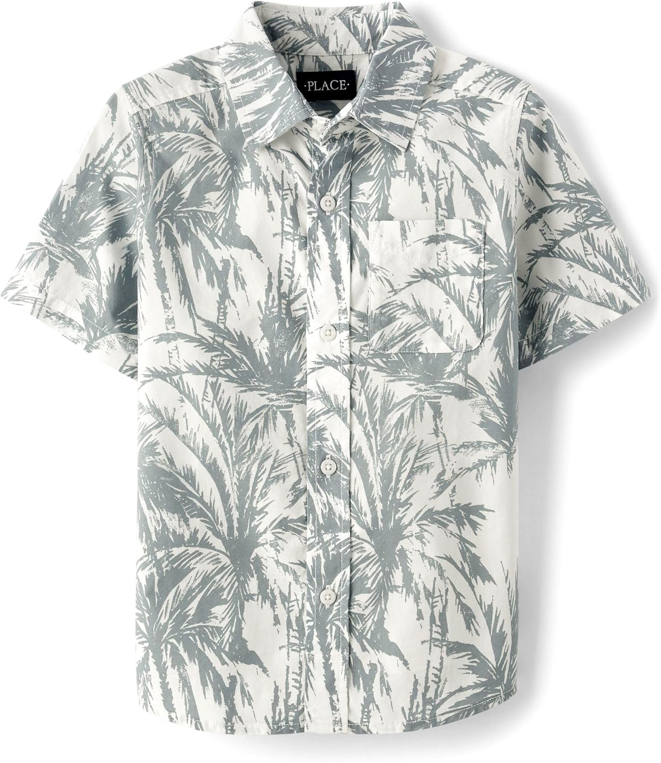 The Children's Place boys Short Sleeve Button Up Shirt