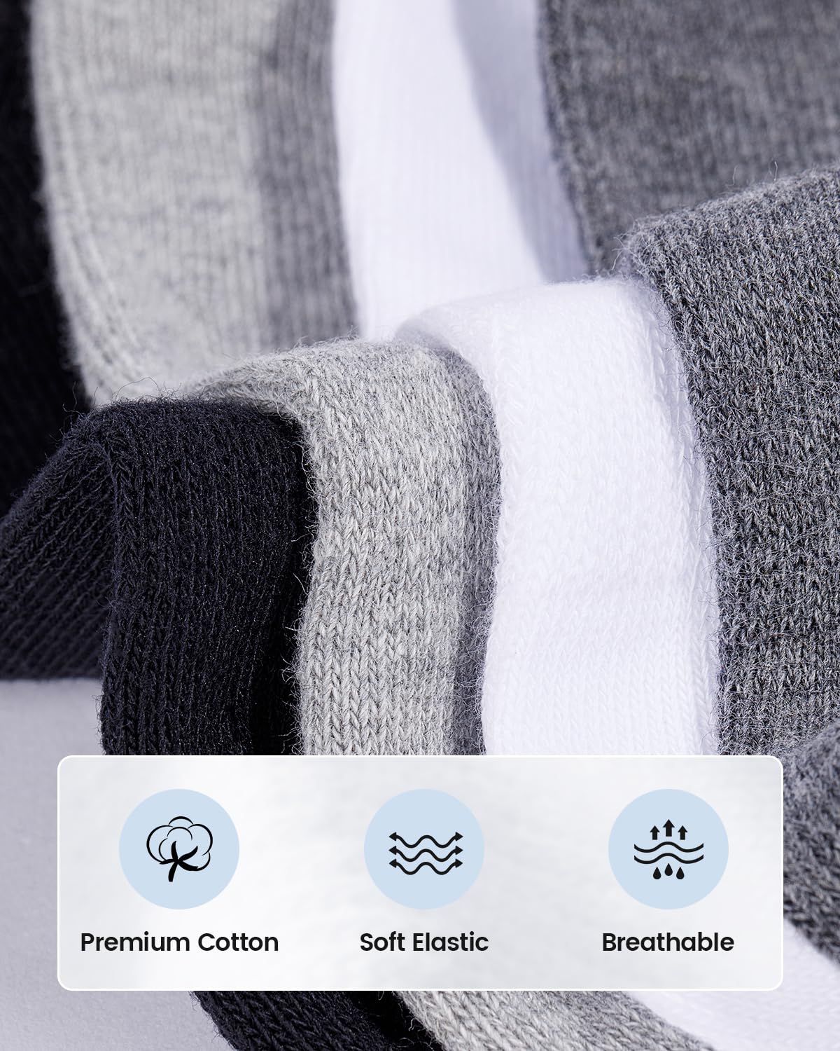 No Show Socks Women & Men Low Cut Ankle Short Anti-slid Athletic Running Casual Invisible Liner Socks