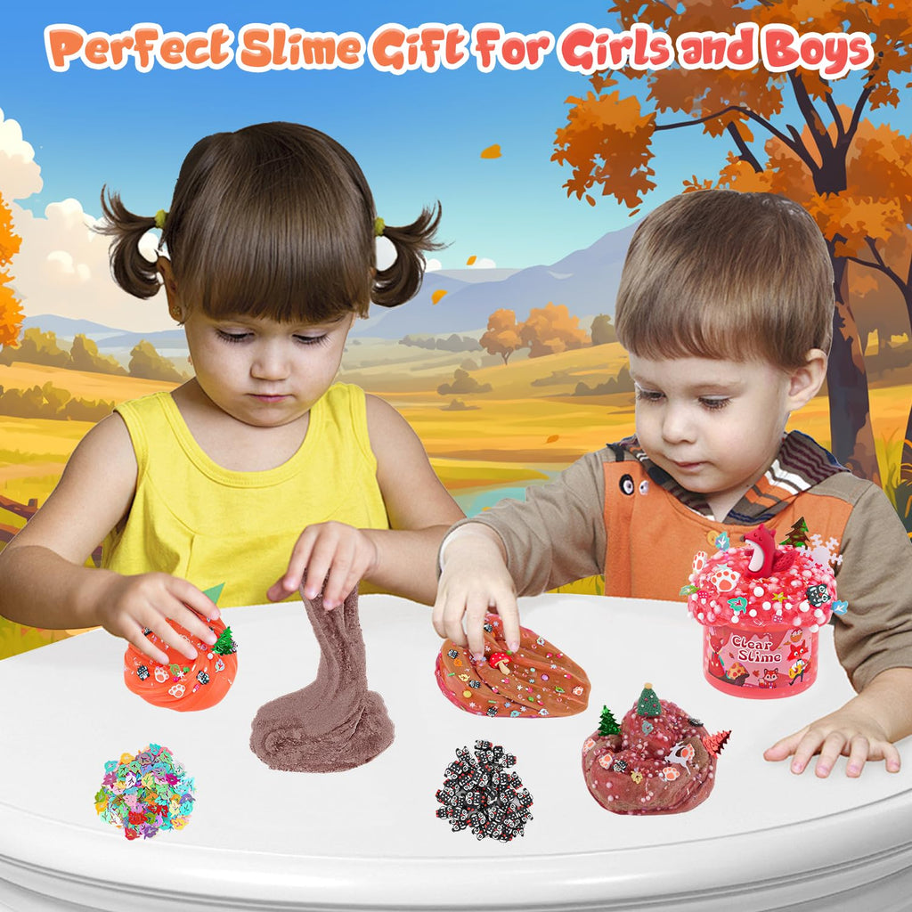 6 Pack Slimes, Pink Slime Kids, Cloud Slime kit for Girls Ages 8-12, Toys for Girls and Boys, for Kids Slime Set Party kit Goodie Bag Stuffers, 4 5 6 7 8 9 10 Year Old Girl Birthday Gift Cute Stuff