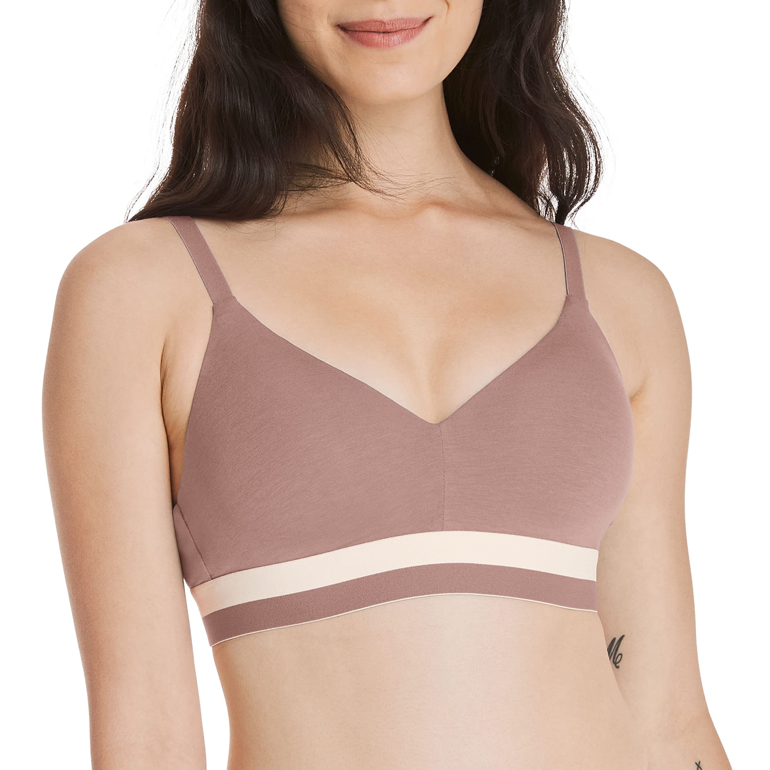 Women's Wireless Bra, Natural Lift Bras for Women, Soft Modal, Full Coverage, T-Shirt Soft (Plus Sizes, Too)