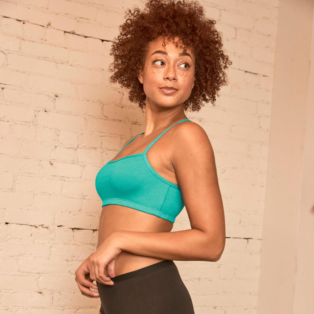 Women's String Bralette Pack, 3-Pack, Cotton Sports Bralette Bras for Women, Solid or Assorted Wireless Bras