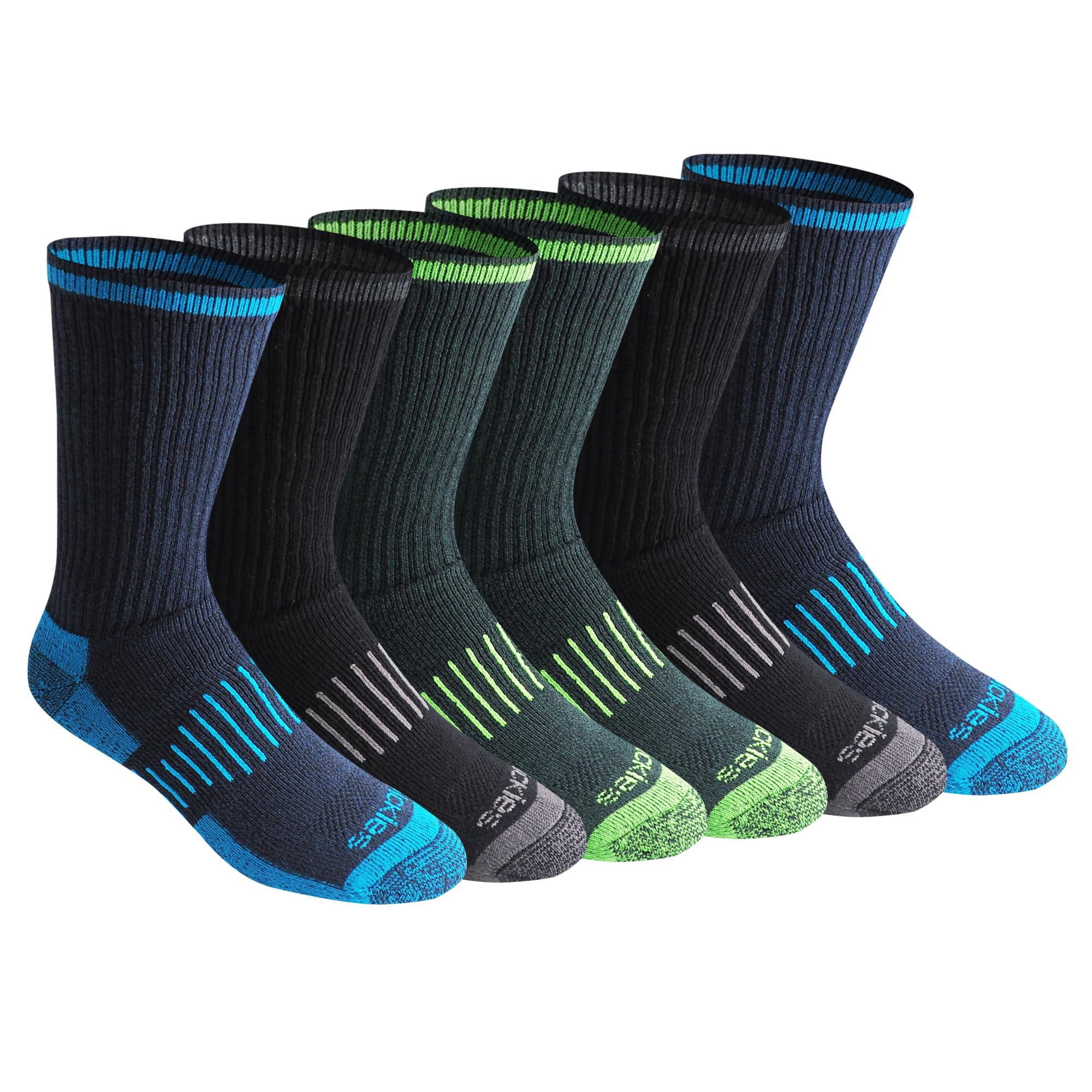 Men's Dri-tech Original Moisture Control Crew Socks, Available in M-xxl (6, 12, 18 Pairs)