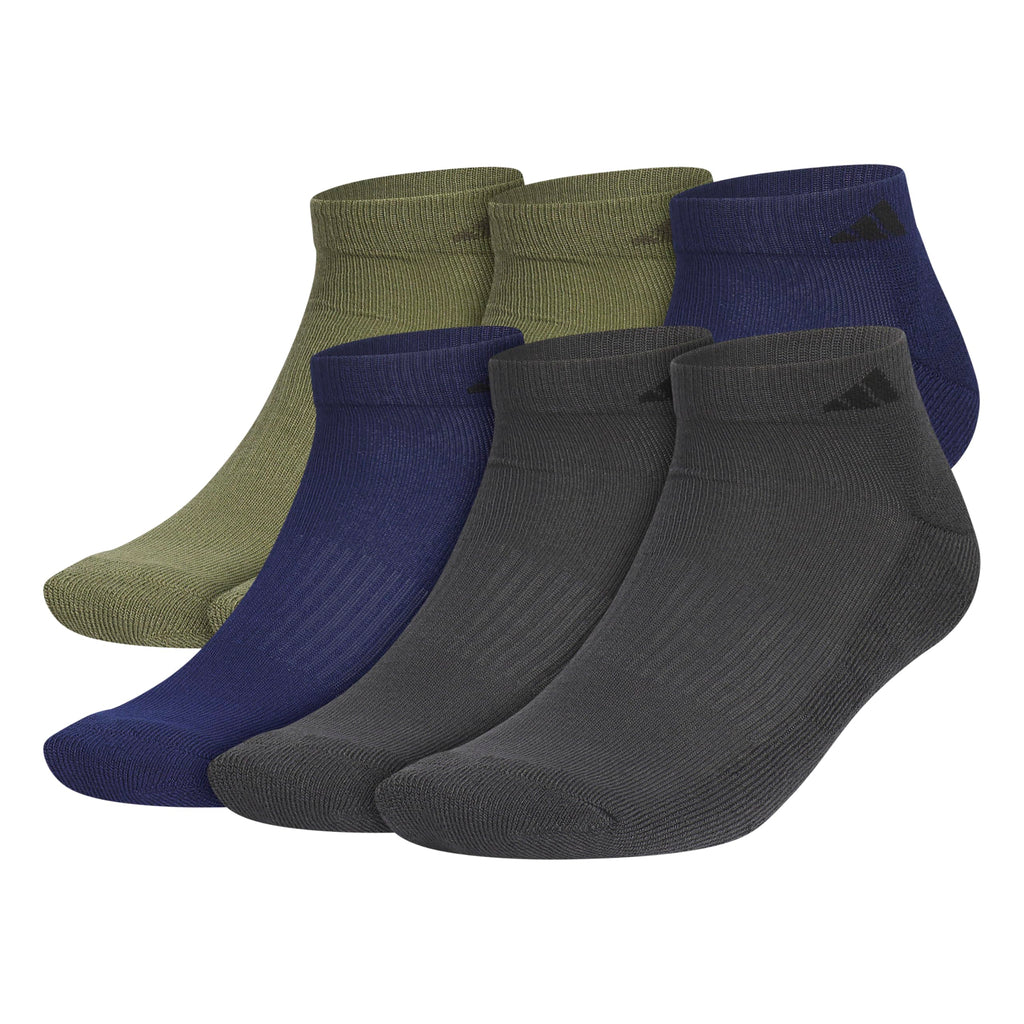Men's Athletic Cushioned Low Cut Ankle Socks (6 Pairs) Durable & Comfortable
