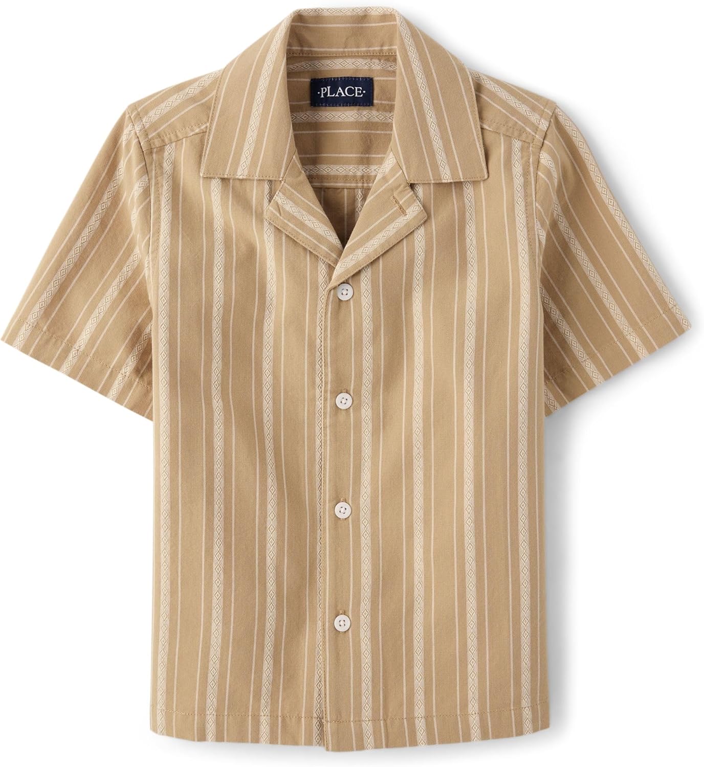 The Children's Place boys Short Sleeve Button Up Shirt